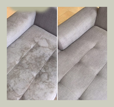 upholstery cleaning before-and after
